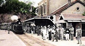 2592- Mostaganem - Gare - Arrivee d'un Train2